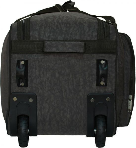 Сумка дорожная на колесах Bagland 36470 68 л серый Мілан 