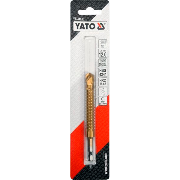 Сверло по металлу YATO 115 мм 12 мм YT-44830