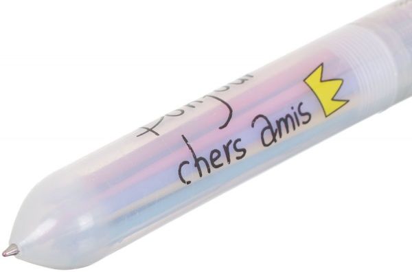 Ручка шариковая разноцветная голубой 