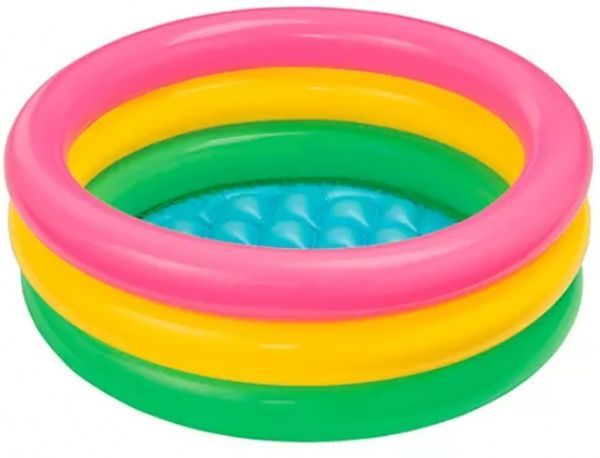 Бассейн Intex 58924 детский, 3 кольца, 86х25 см.