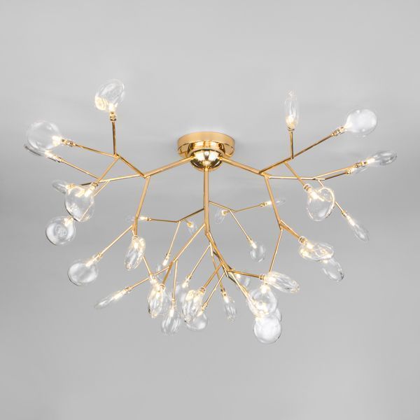 Люстра стельова Strotskis Lamella 566 36x3 Вт G4 золото 