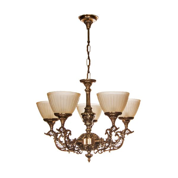 Люстра Фабрика света НСБ 65-5х60-051 латунь
