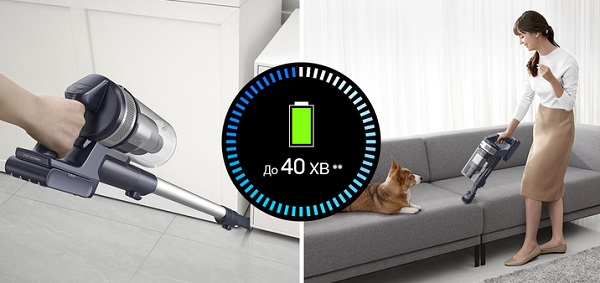 Пылесос аккумуляторный Samsung VS15A60AGR5/UK black