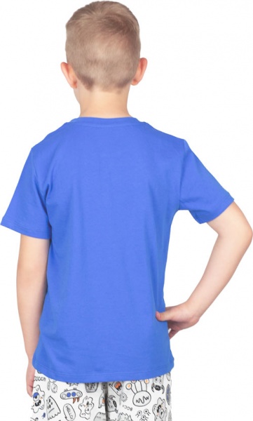 Футболка для мальчиков Roksana р.116–122 синий №001/12036 