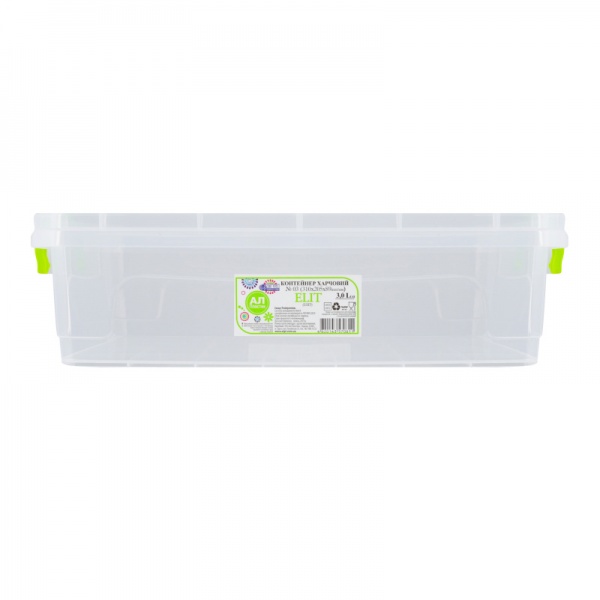 Контейнер харчовий Ал-Пластик універсальний харчовий, плаский №24 3,0л 89x205x310 мм