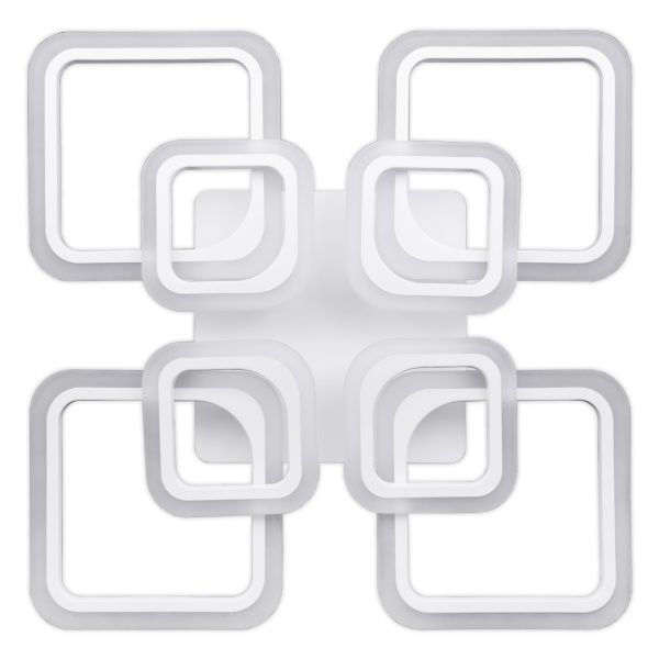 Люстра светодиодная Hopfen Fenster с пультом ДУ 120 Вт белый 