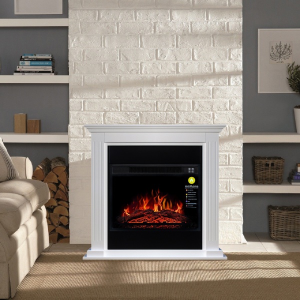 Камінокомплект ArtiFlame MАRTА АF23 білий б’янко