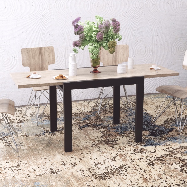 Стол-трансформер Art in Head Кардиф-Л дуб шервуд/венге 