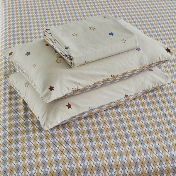 Комплект постільної білизни Doggy 2 сіро-бежевий La Nuit 