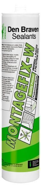 Клей монтажний Den Braven Zwaluw Montagefix-W 300мл білий 