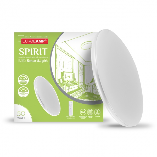 Світильник світлодіодний Eurolamp Smart Light Spirit N2 50 Вт білий 3000-6000 К LED-ZSL-50W-N2 