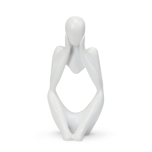 Фігурка декоративна Мислитель DH-ST-16-2 White