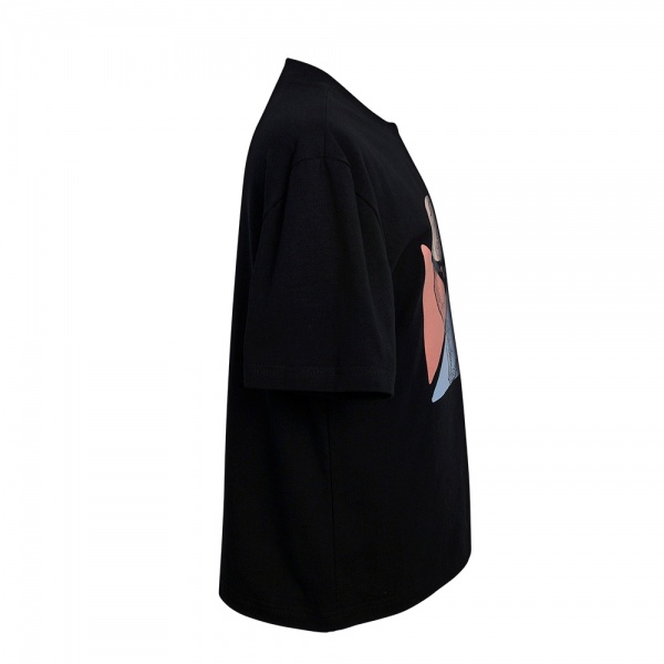 Футболка для девочек/для мальчиков WP Merchandise Собачка р.140 черный FWPKIDTSDG23BK140 