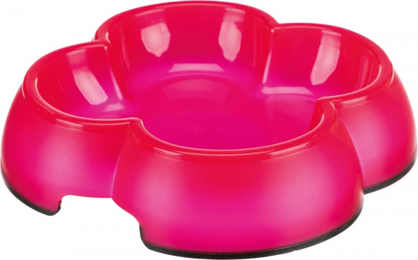 Миска Trixie для кошек прозрачная пластик резиновая основа 0,25 л 12 см (24430)