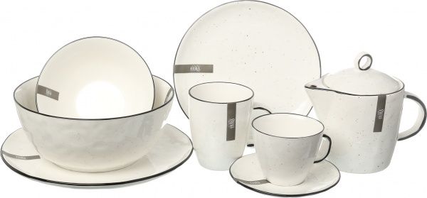 Тарілка обідня Natural white 21 см Fiora