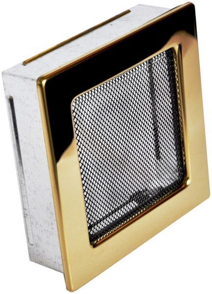 Решітка камінна  4FIRE 17х17 золото