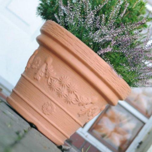 Горщик пластиковий DEKORA 350 мм круглий 13л цегляний (10241) 