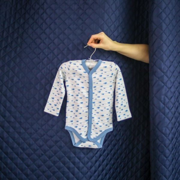 Боді дитяче Sasha р.62 молочний 4157/4 