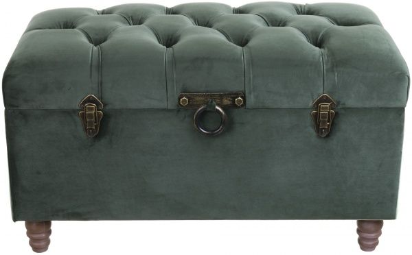 Сундук-пуф Shic B изумрудный, 82,5х42х47 см велюр 