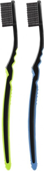 Зубна щітка Colgate Шовкові нитки з деревним вугіллям м'яка 2 шт.