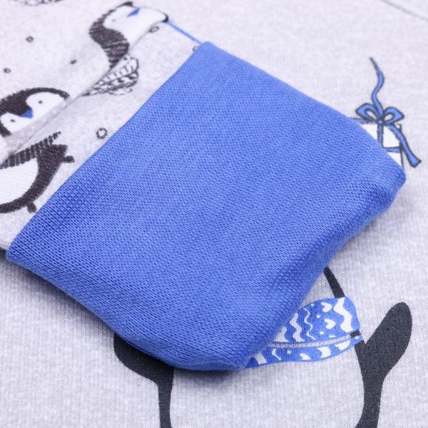 Распашонка детская Baby Veres Penguins р.62 голубой 