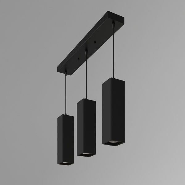 Светильник подвесной Точка Света СВБ-П-002-250-3S 3x8 Вт G5.3 черный 