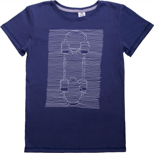 Футболка для хлопчика Luna Kids з принтом Skate р.158 темно-синій 