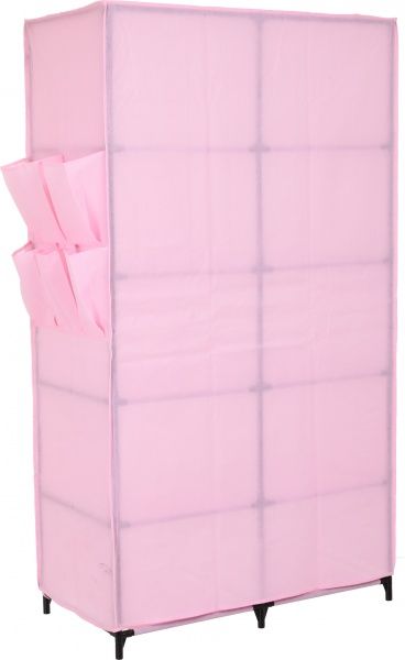 Тканинна шафа Фламінго 1560х870х460 мм рожевий 
