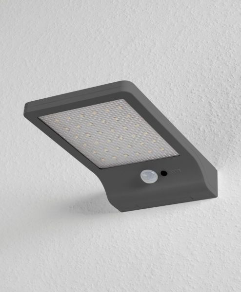 Світильник на сонячній батареї Ledvance Doorled Solar 3 Вт IP44 темне срібло 