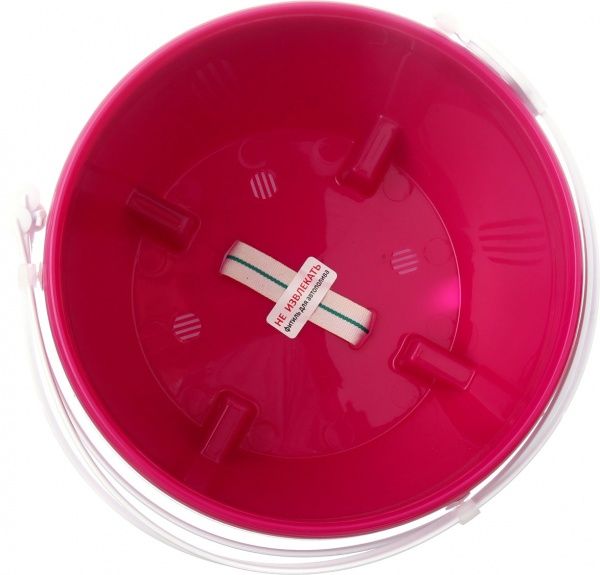 Горщик Santino Vista круглий 3.8 л пурпуровий/білий