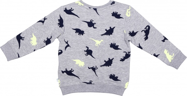 Свитшот для мальчика Blue Seven р.104 пепельный меланж 817608 X 5 920 