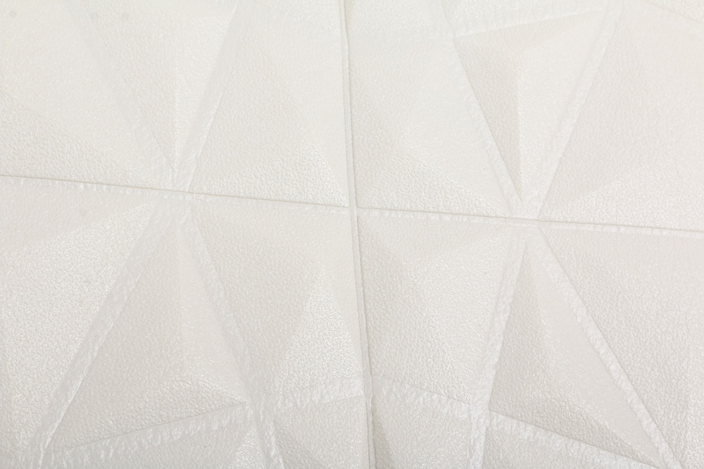 3D-панель с ПВХ Грани белые JQ001 700x700x8 мм