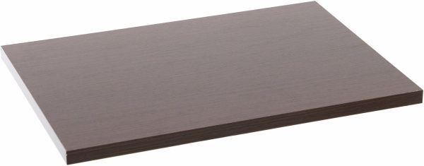 Полка ДСП прямая 400x280 мм венге 