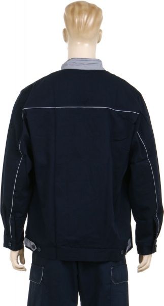 Куртка робоча Торнадо Фаворит на зріст 5/6 р. 48-50 синій із сірими вставками