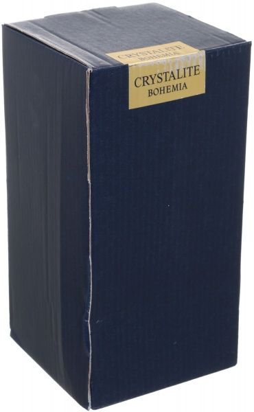 Ваза Taurus стеклянная прозрачная 20 см Bohemia