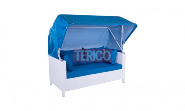 Диван садовый TERICO Египет 92х160 см белый 