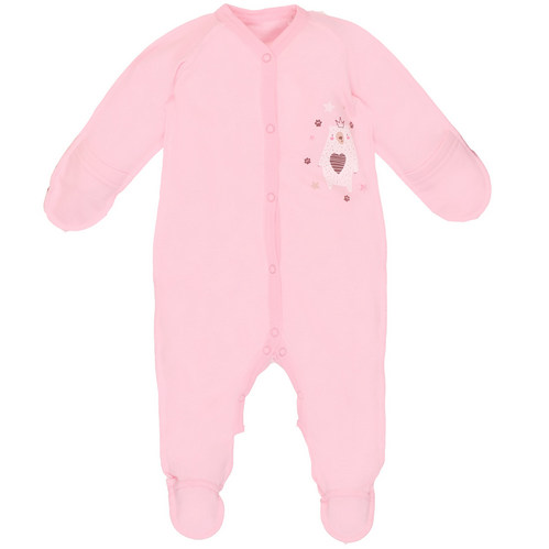 Комбинезон ясельный для девочки Татошка р.68 розовый с принтом 1502306рож 