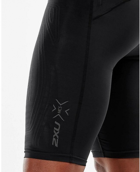 Тайтсы 2XU Light Speed Compression Shorts MA5331b_BLK/GRF р.XL черный