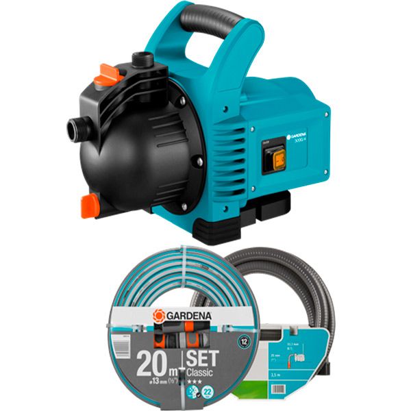 Насос садовый Gardena Classic Garden Pump Set 3000/4 1717-20 