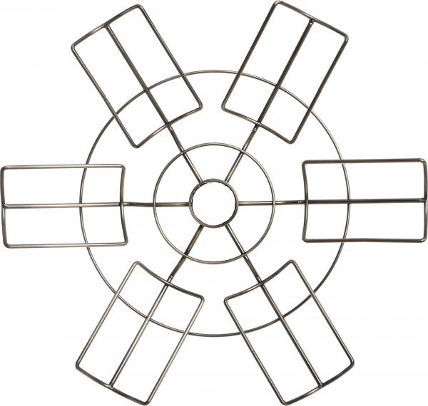 Полка для бутылок d500 мм бронза