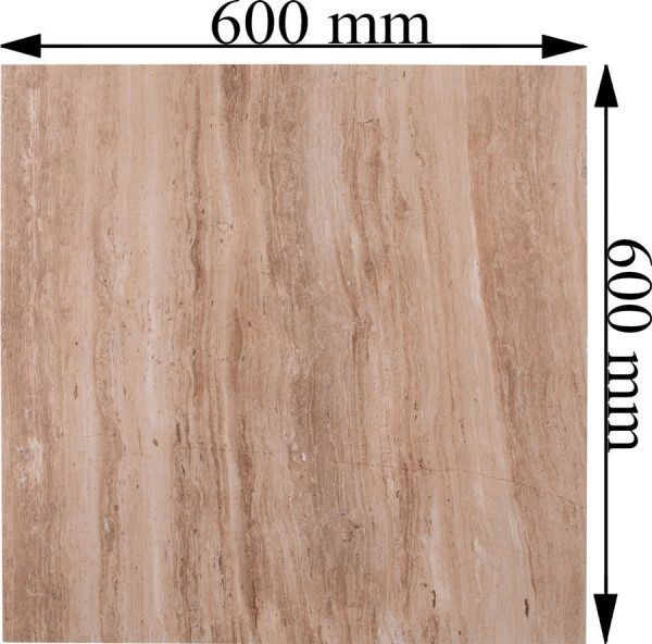 Плитка Allore Group Travertine Gold F P 600x600 R Mat 