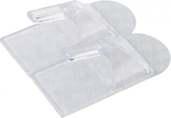 Комплект гачків прозорих 2 шт КРЕПС