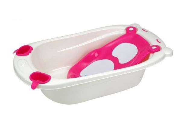 Ванночка Babyhood Ведмедик рожевий BH-307Р