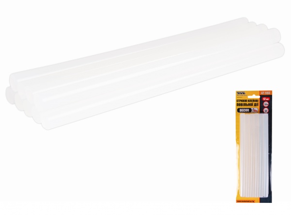 Стержни клеевые MasterTool Decor 11,2 мм 12 шт. 42-1166