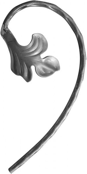 Завиток Укрітарм 16/1 210х120х12х6мм левый