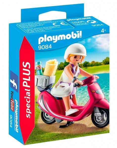 Конструктор Playmobil Посетитель пляжа со скутером 9084