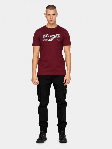 Футболка 4F H4Z21-TSM025-60S р.2XL бордовый