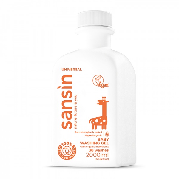 Гель для машинной стирки Sansin детский 2 л 