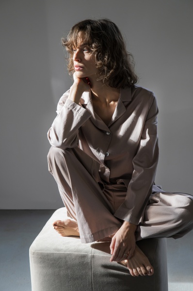 Костюм домашний женский Decoflux со штанами Grey Cliff р. L