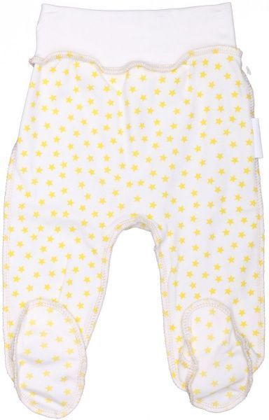 Ползунки Bambinelli желтая звездочка р.56 белый с рисунком 